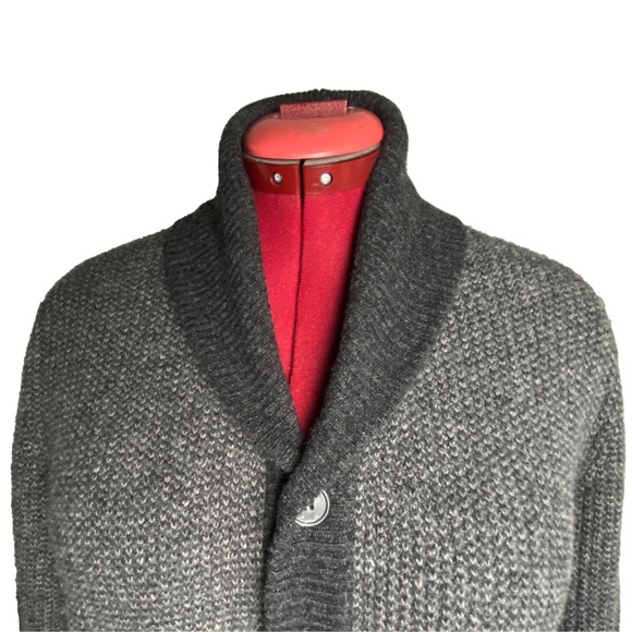 Loragi Lambswool Cardigan Oversized Italy - Picture 4 of 10